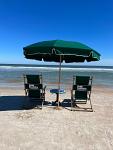  1 Umbrella, 2 Chairs, 1 Table Package (no set up service)